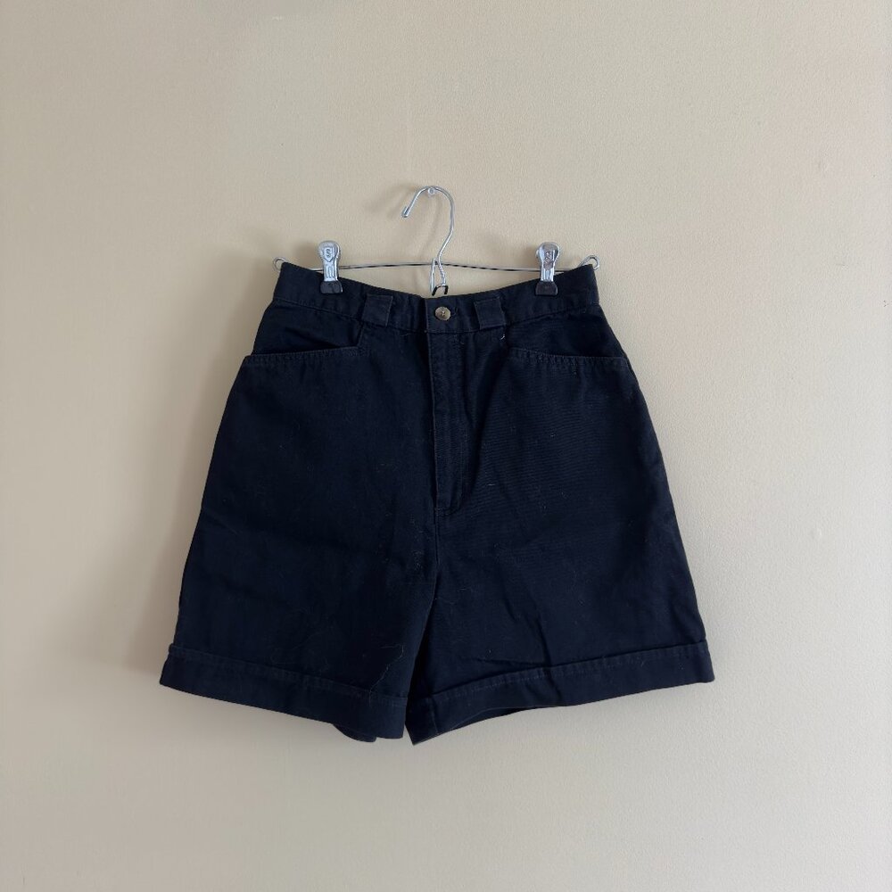 Vintage Black High Waisted Shorts